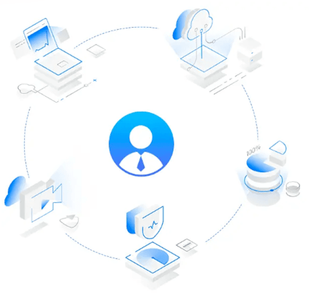 Login Process Illustration
